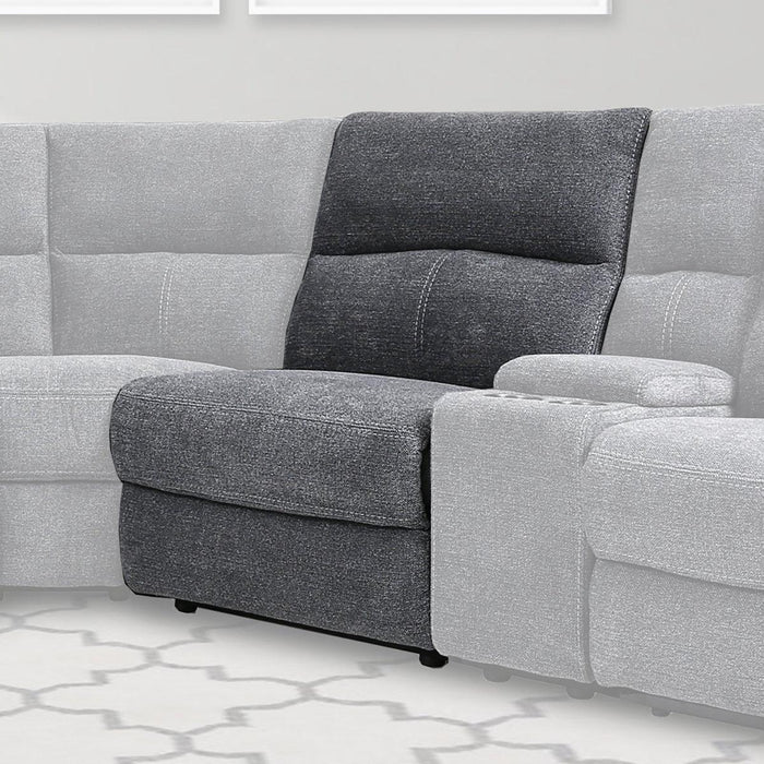 Parker House Polaris Manual Armless Recliner in Bizmark Grey - Furniture Max (Falls Church,VA) *