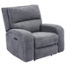 Parker House Polaris Power Chair in Bizmark Grey - Furniture Max (Falls Church,VA) *