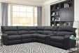 Parker House Polaris Armless Chair in Slate - Furniture Max (Falls Church,VA) *