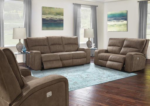 Parker House Polaris Loveseat Dual Reclining Power with USB Charging Port and Power Headrest in Kahlua - Furniture Max (Falls Church,VA) *