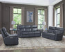 Parker House Reed Power Loveseat in Indigo - Furniture Max (Falls Church,VA) *