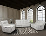 Parker House Reed Power Sofa in Pure White - Furniture Max (Falls Church,VA) *