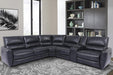 Parker House Samson Corner Wedge in Banner Navy - Furniture Max (Falls Church,VA) *