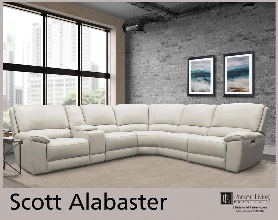 Parker House Scott Corner Wedge in Alabaster - Furniture Max (Falls Church,VA) *