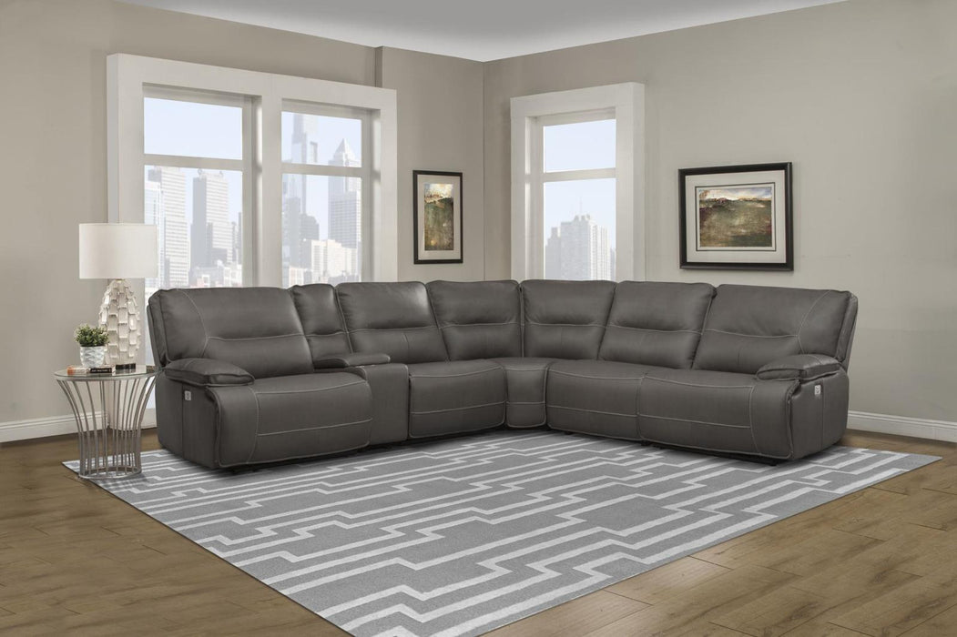 Parker House Spartacus Armless Recliner in Haze - Furniture Max (Falls Church,VA) *