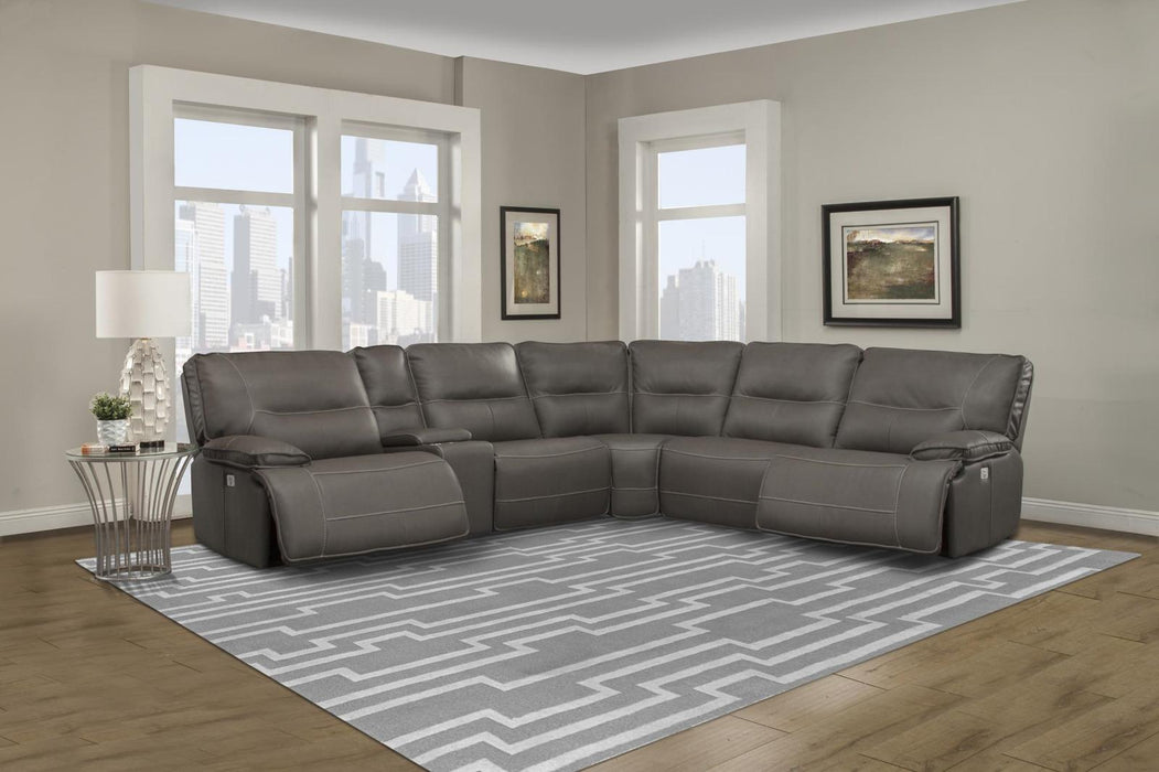Parker House Spartacus Armless Recliner in Haze - Furniture Max (Falls Church,VA) *