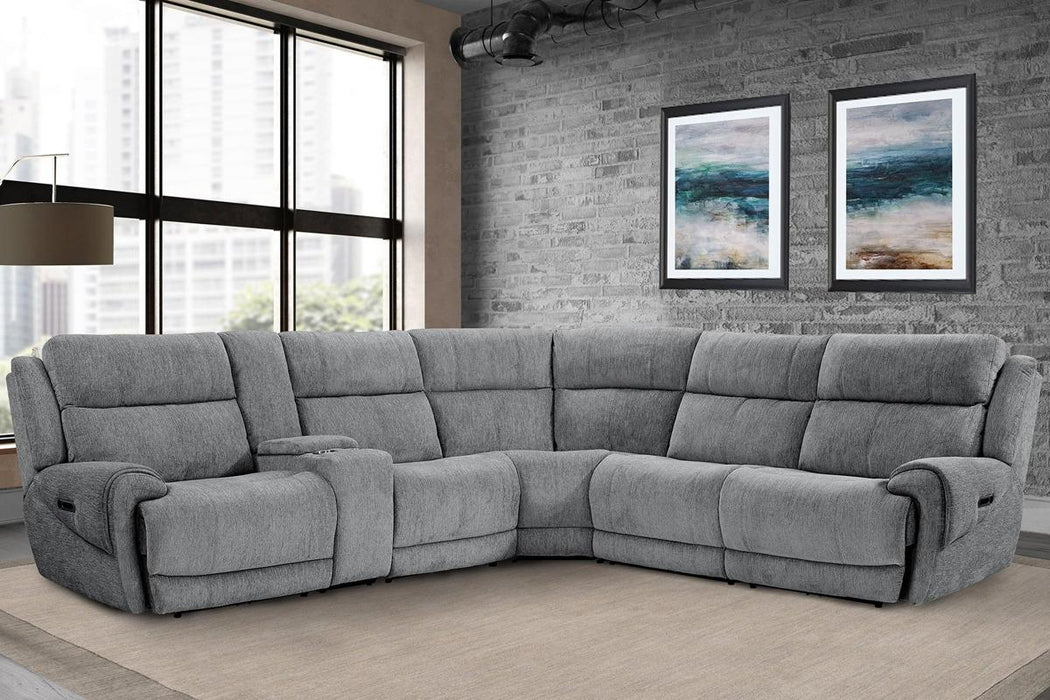 Parker House Spencer Entertainment Console in Tide Graphite - Furniture Max (Falls Church,VA) *
