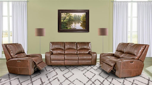 Parker House Swift Loveseat Dual  Recliner PWR w/USB & PWR Headrest in Bourbon - Furniture Max (Falls Church,VA) *