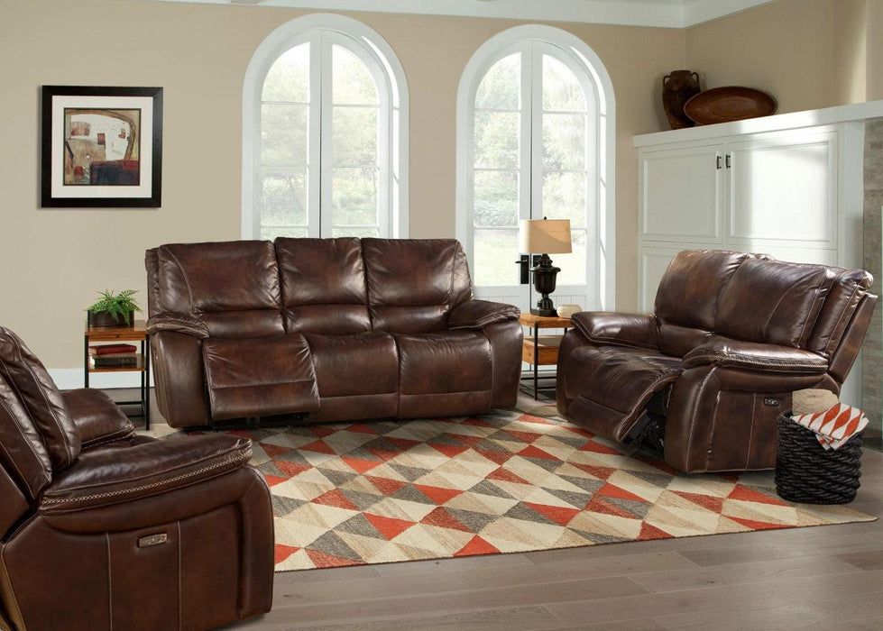 Parker House Vail Sofa Dual PWR Reclining w/USB & PWR Headrest in Burnt Sienna - Furniture Max (Falls Church,VA) *
