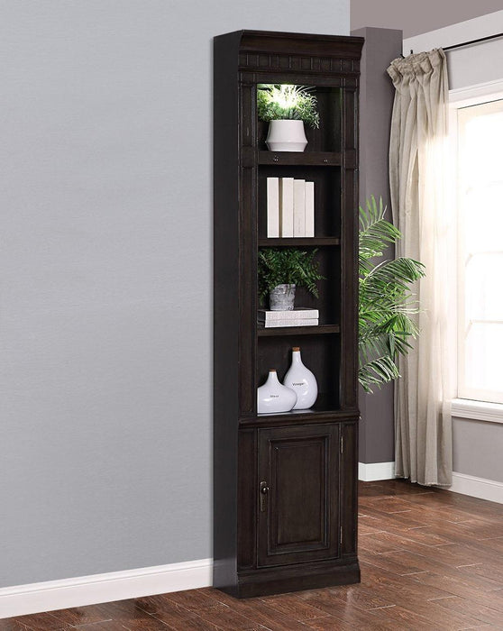 Parker House Washington Heights 22" Open Top Bookcase in Washed Charcoal - Furniture Max (Falls Church,VA) *