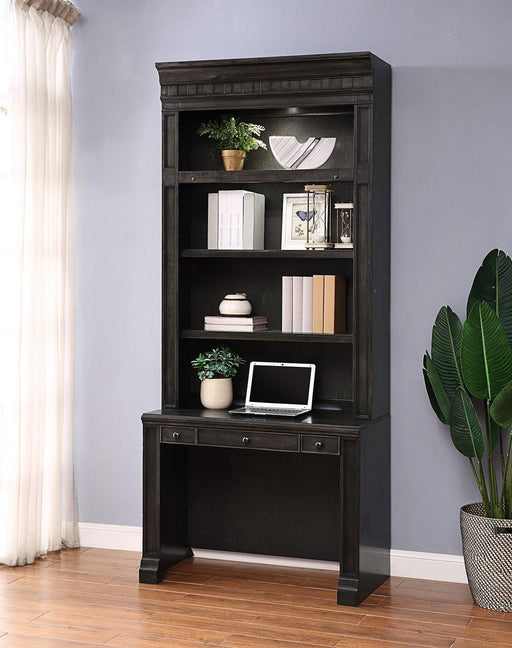 Parker House Washington Heights 2pc Library Desk in Washed Charcoal - Furniture Max (Falls Church,VA) *