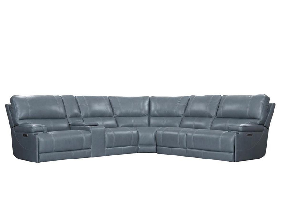 Parker House Whitman Power Cordless Left Arm Facing Recliner in Verona Azure - Furniture Max (Falls Church,VA) *
