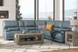 Parker House Whitman Cordless Entertainment Console in Verona Azure - Furniture Max (Falls Church,VA) *