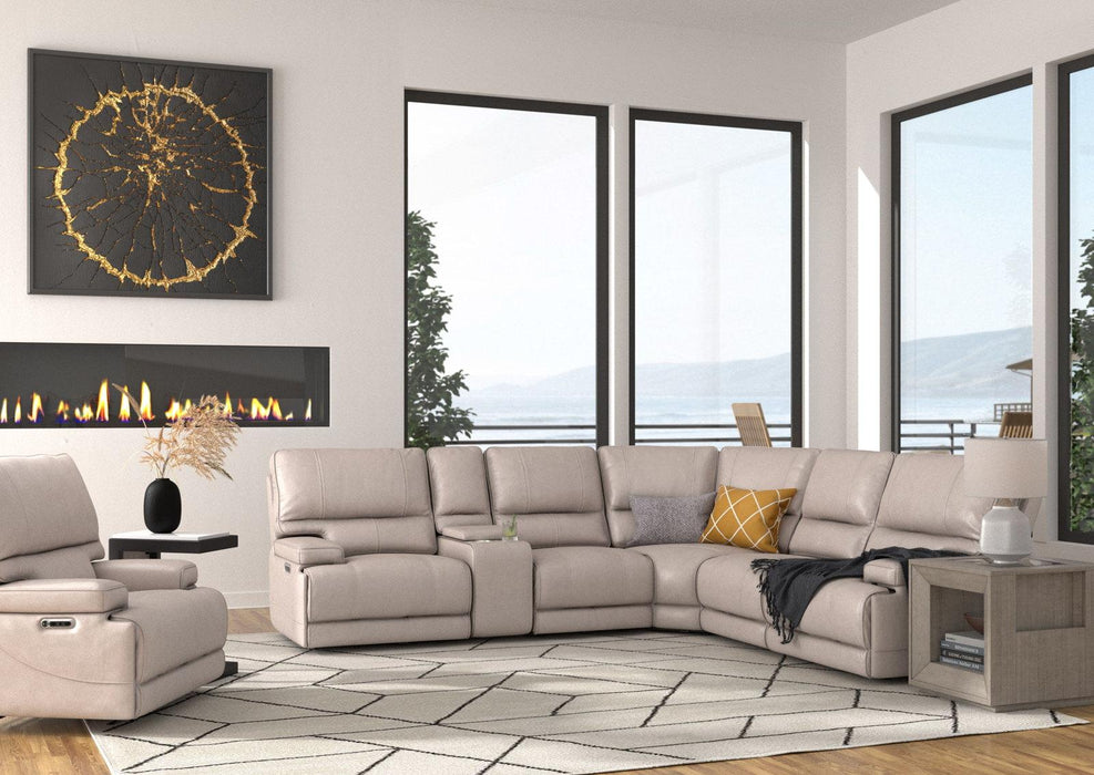 Parker House Whitman Power Cordless Right Arm Facing Recliner in Verona Linen - Furniture Max (Falls Church,VA) *