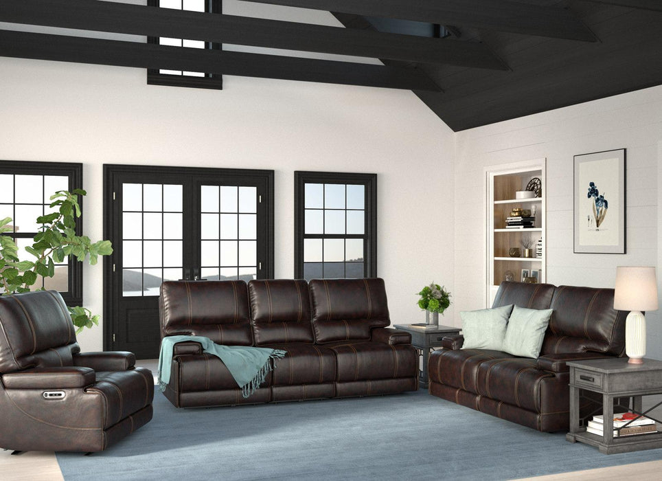 Parker House Whitman Power Cordless Loveseat in Verona Coffee - Furniture Max (Falls Church,VA) *