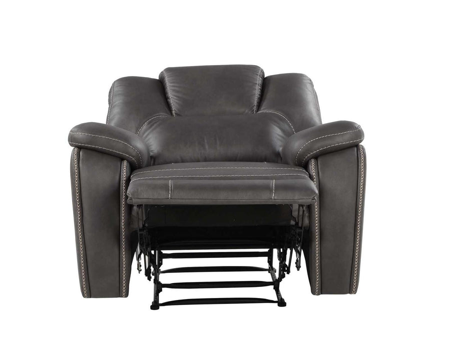 Steve Silver Katrine Manual Recliner Chair in Charcoal - Furniture Max (Falls Church,VA) *