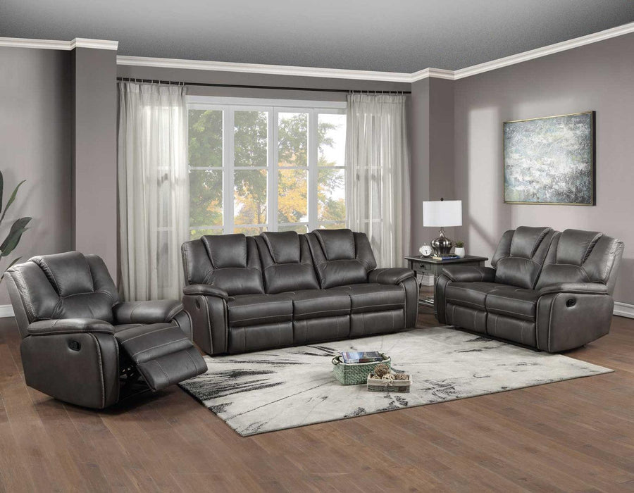 Steve Silver Katrine Manual Recliner Chair in Charcoal - Furniture Max (Falls Church,VA) *
