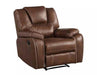 Steve Silver Katrine Manual Recliner in Chestnut Brown - Furniture Max (Falls Church,VA) *