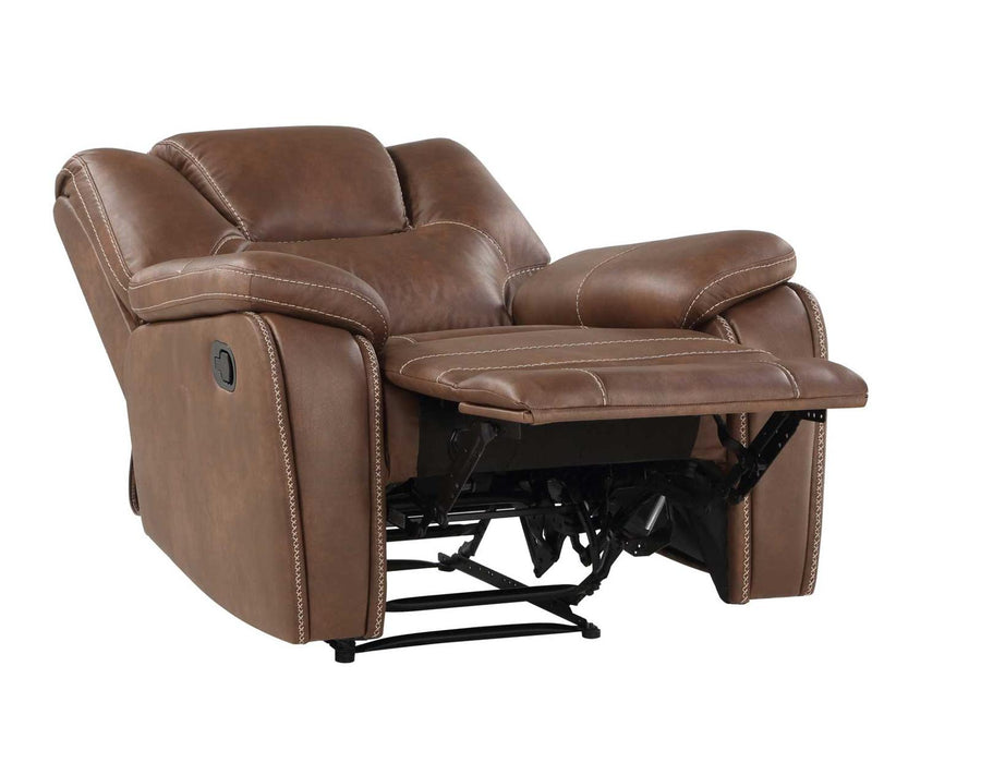 Steve Silver Katrine Manual Recliner in Chestnut Brown - Furniture Max (Falls Church,VA) *