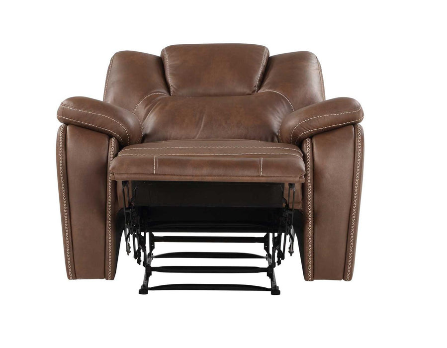 Steve Silver Katrine Manual Recliner in Chestnut Brown - Furniture Max (Falls Church,VA) *