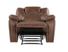 Steve Silver Katrine Manual Recliner in Chestnut Brown - Furniture Max (Falls Church,VA) *