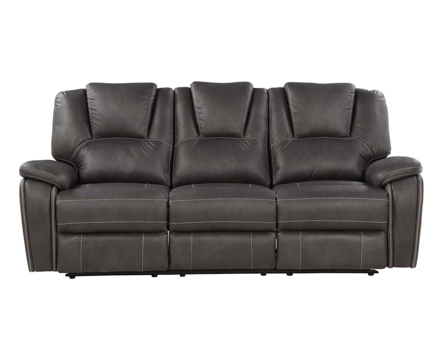 Steve Silver Katrine Manual Reclining Sofa in Charcoal - Furniture Max (Falls Church,VA) *