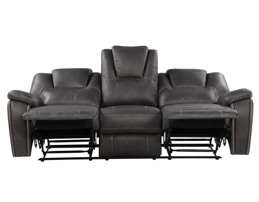 Steve Silver Katrine Manual Reclining Sofa in Charcoal - Furniture Max (Falls Church,VA) *