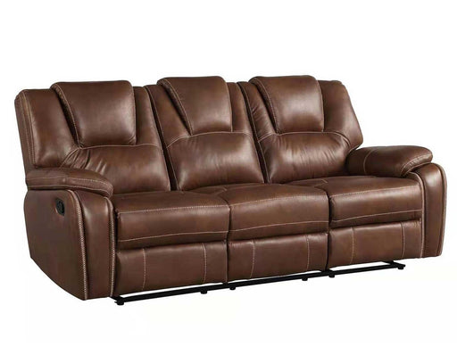 Steve Silver Katrine Manual Reclining Sofa in Chestnut Brown - Furniture Max (Falls Church,VA) *