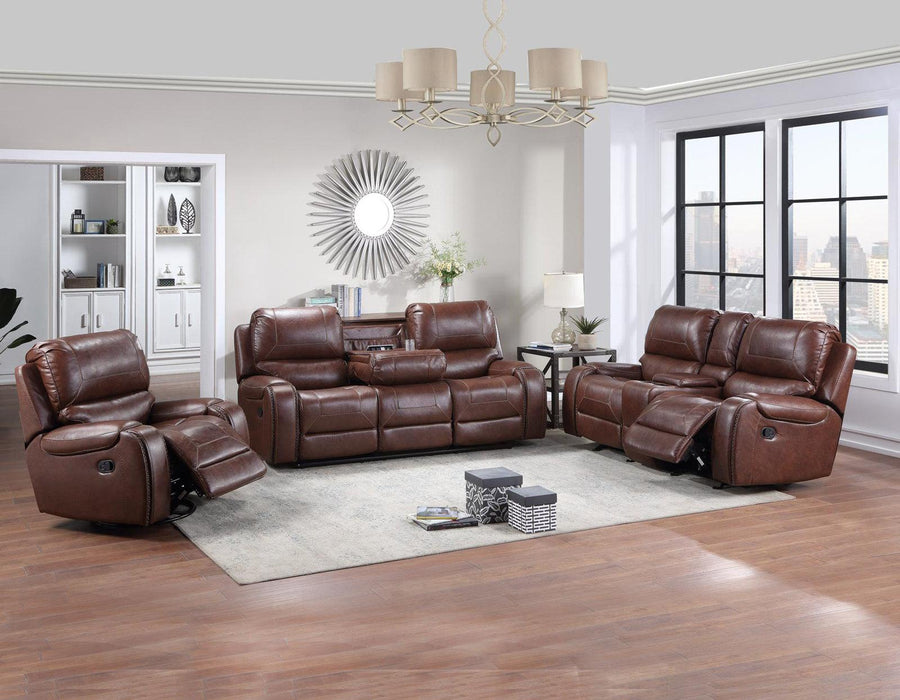 Steve Silver Keily Manual Glider Recliner in Brown - Furniture Max (Falls Church,VA) *