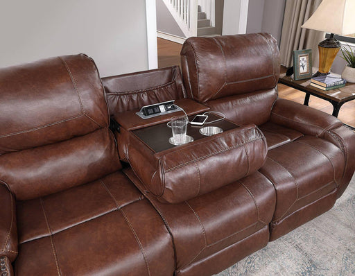 Steve Silver Keily Manual Glider Reclining Loveseat in Brown - Furniture Max (Falls Church,VA) *