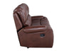 Steve Silver Keily Manual Reclining Sofa w/ Dropdown Table in Brown - Furniture Max (Falls Church,VA) *