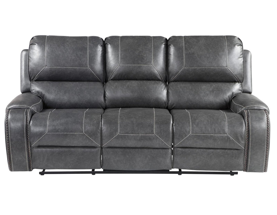 Steve Silver Keily Manual Reclining Sofa w/ Dropdown Table in Dove Grey - Furniture Max (Falls Church,VA) *