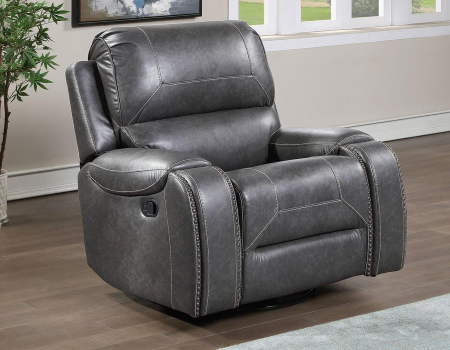 Steve Silver Keily Manual Swivel Glider Recliner in Dove Grey - Furniture Max (Falls Church,VA) *