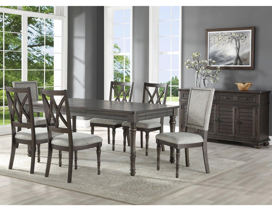Steve Silver Linnett Side Chair in Slate - Furniture Max (Falls Church,VA) *