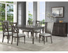 Steve Silver Linnett Upholstered Back Side Chair in Slate - Furniture Max (Falls Church,VA) *