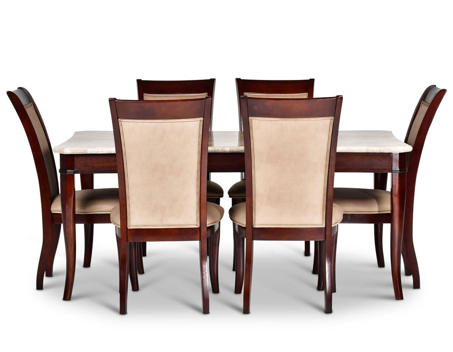 Steve Silver Marseille Side Chair in Merlot Cherry (Set of 2) - Furniture Max (Falls Church,VA) *