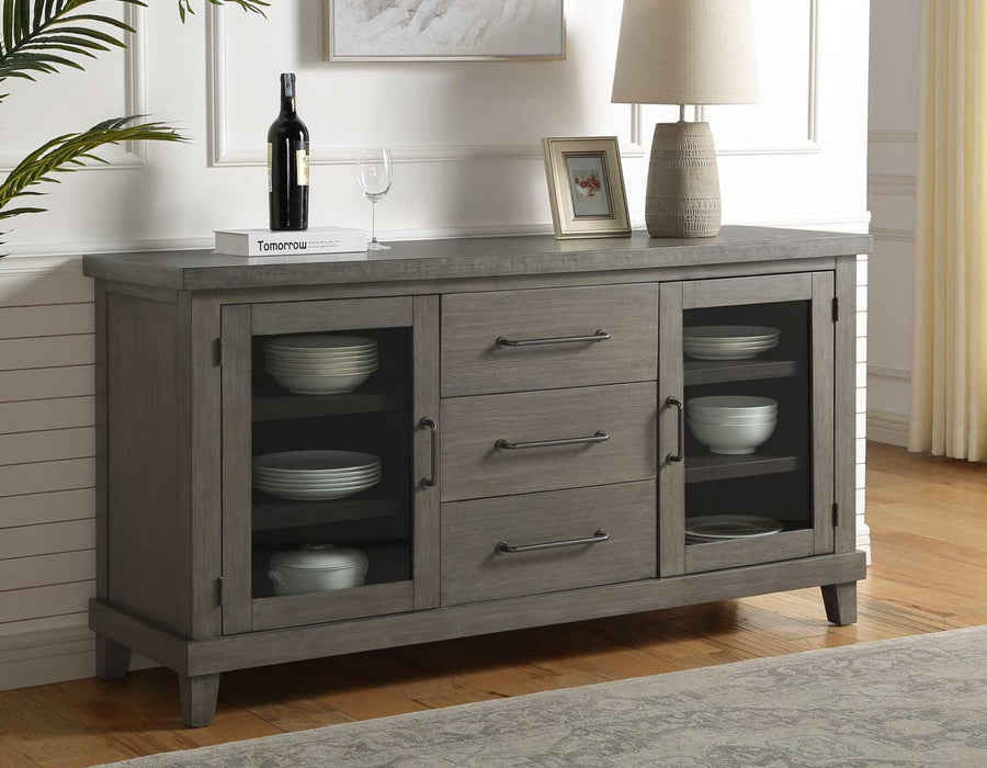 Steve Silver Mila Server in Washed Grey - Furniture Max (Falls Church,VA) *