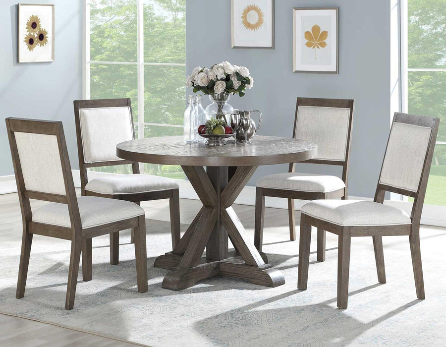 Steve Silver Molly Side Chair in Washed Grey Oak (Set of 2) - Furniture Max (Falls Church,VA) *