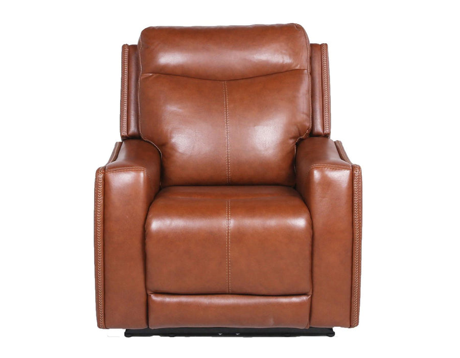 Steve Silver Natalia Leather Dual Power Recliner in Coach - Furniture Max (Falls Church,VA) *