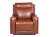 Steve Silver Natalia Leather Dual Power Recliner in Coach - Furniture Max (Falls Church,VA) *