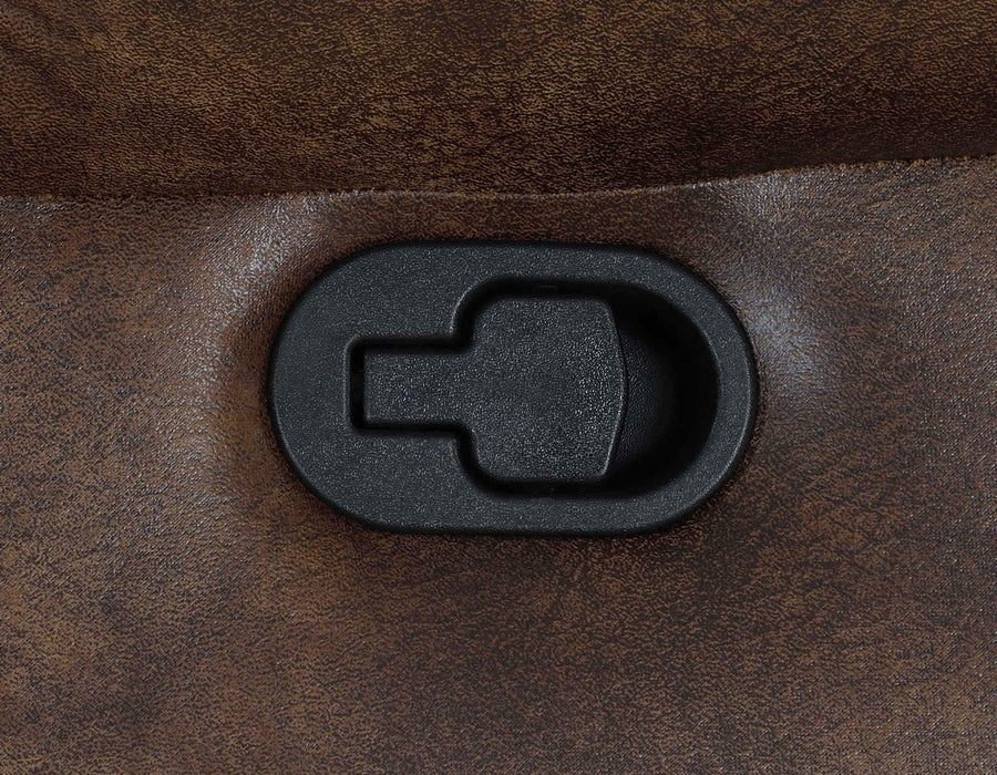 Steve Silver Navarro Manual Glider Recliner in Saddle Brown - Furniture Max (Falls Church,VA) *