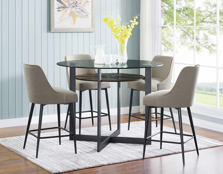 Steve Silver Olson Counter Chair in Caramel (Set of 2) - Furniture Max (Falls Church,VA) *