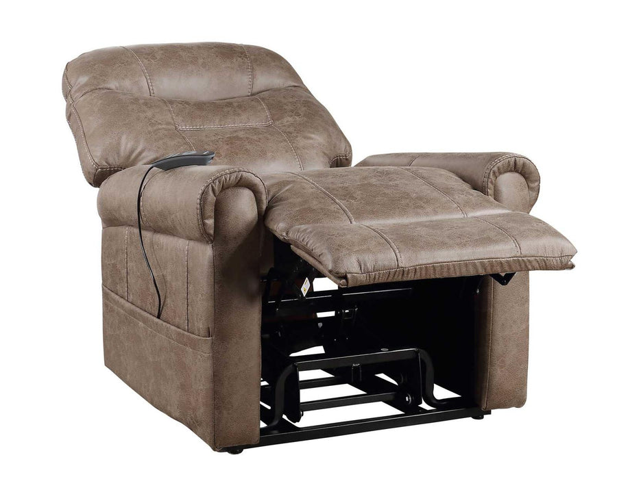 Steve Silver Ottawa Power Lift Chair with Heat and Massage in Camel - Furniture Max (Falls Church,VA) *