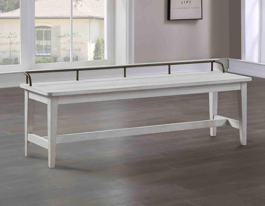 Steve Silver Pendleton Bench in Ivory - Furniture Max (Falls Church,VA) *