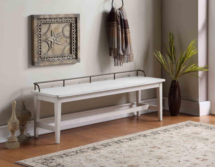 Steve Silver Pendleton Bench in Ivory - Furniture Max (Falls Church,VA) *