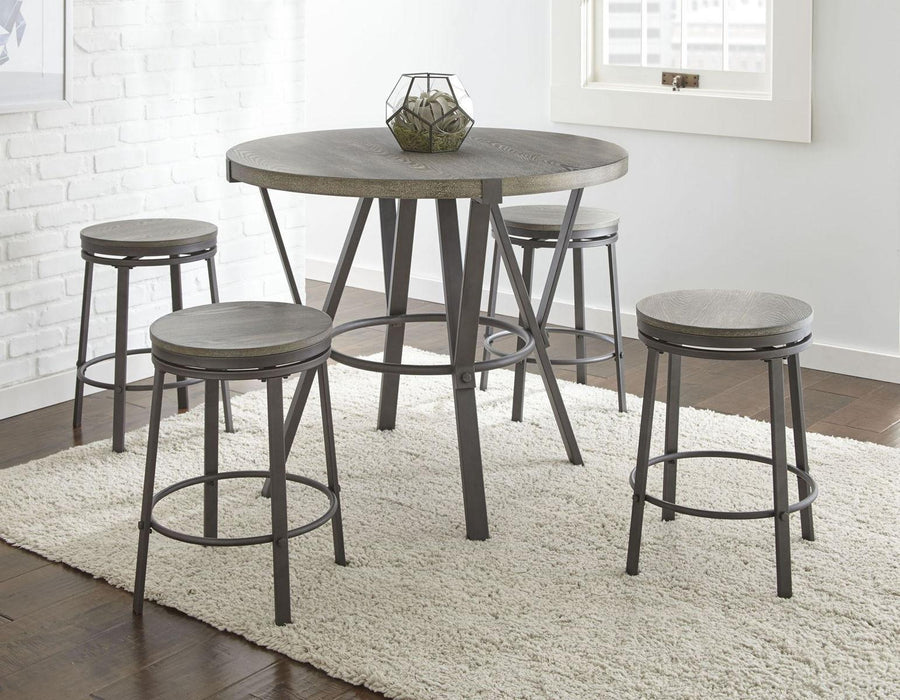 Steve Silver Portland Counter Stool in Gray (Set of 2) - Furniture Max (Falls Church,VA) *