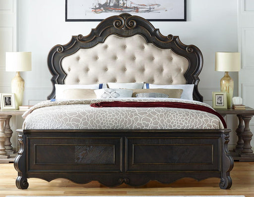Steve Silver Rhapsody King Panel Bed in Molasses - Furniture Max (Falls Church,VA) *