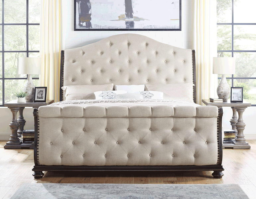 Steve Silver Rhapsody King Sleigh Bed in Molasses - Furniture Max (Falls Church,VA) *
