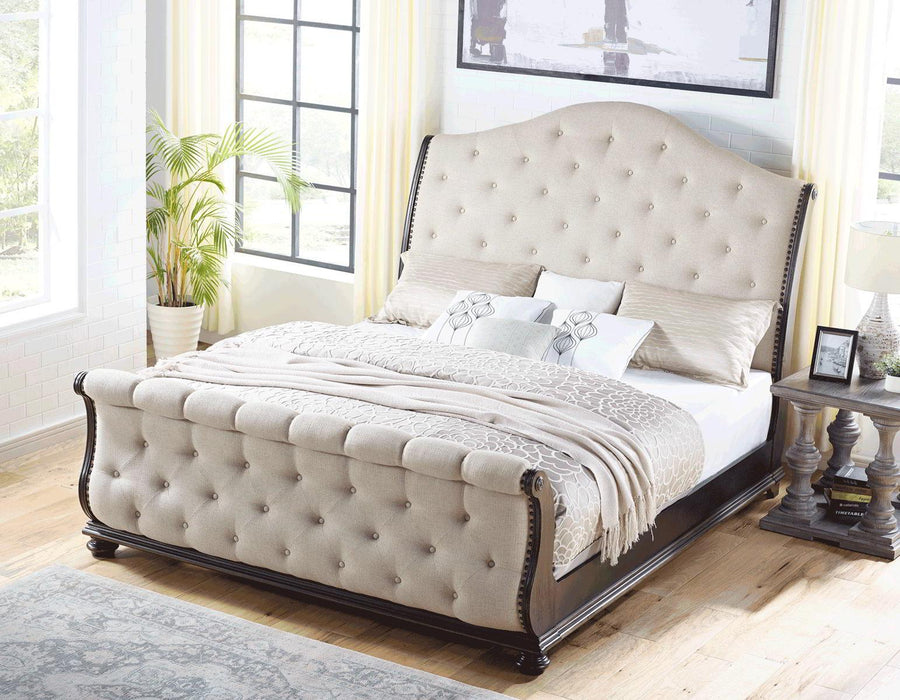 Steve Silver Rhapsody King Sleigh Bed in Molasses - Furniture Max (Falls Church,VA) *