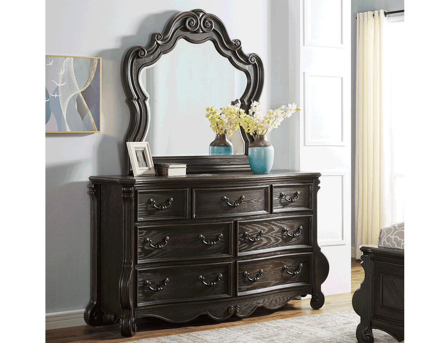 Steve Silver Rhapsody Mirror in Molasses - Furniture Max (Falls Church,VA) *